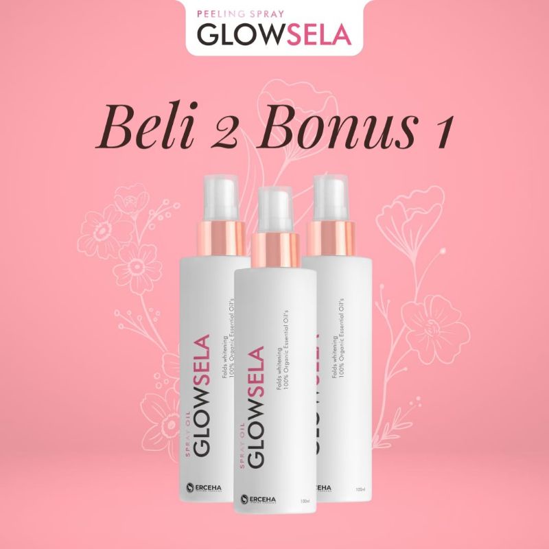 GLOWSELA 100ml Spray Pemutih Ketiak dan Selangkangan Ampuh (Merontokkan daki dari pemakaian pertama)