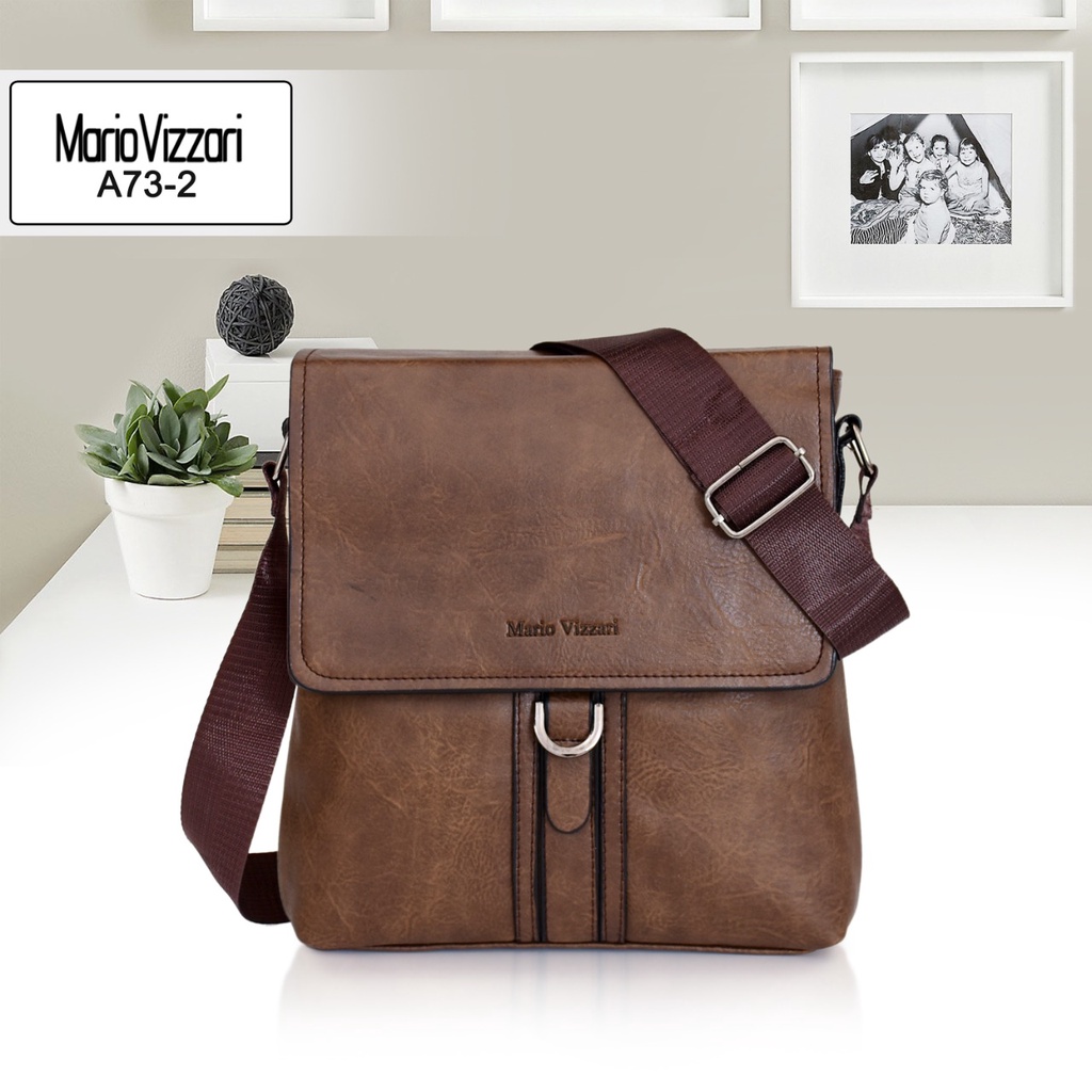 Tas Selempang Pria Kulit Mario Vizzari Diego (A73-2)