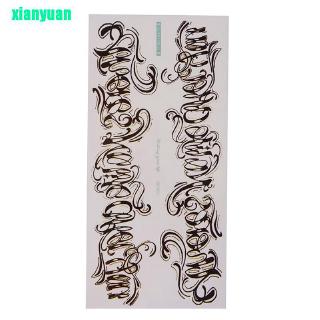 1pc Stiker Tato Temporer Tulisan Bahasa Inggris Tahan Air 1pc Stiker Tato Temporer Tulisan Bahasa Inggris Tahan Air