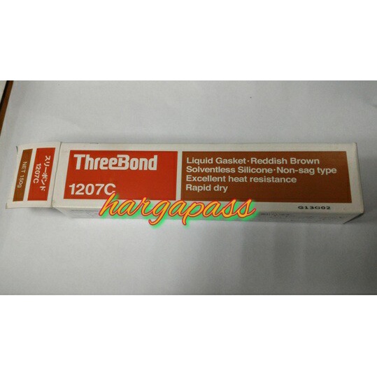 Three bond 1207 C,Non Solvent Red silicone based,Threebond TB 1207C