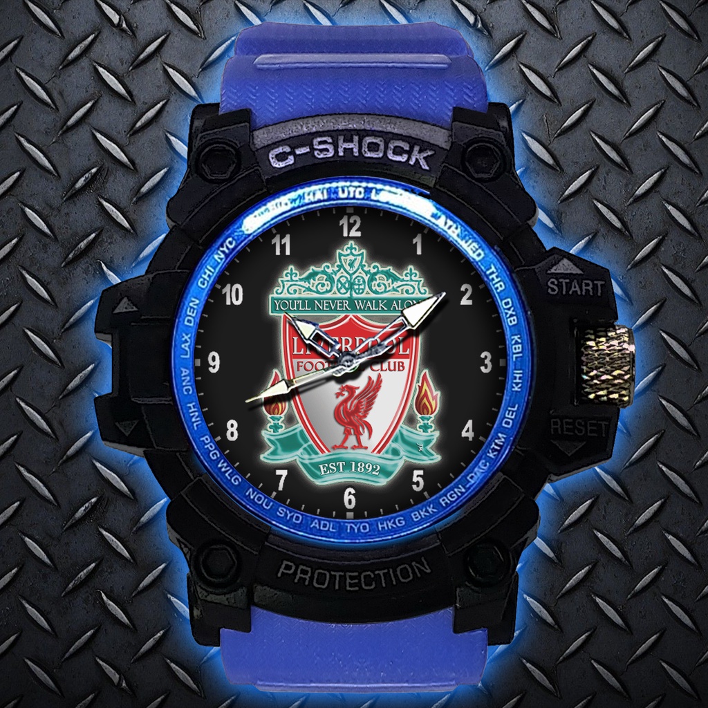 Jam Tangan Liverpool Outdoor Anti Air #Hitam