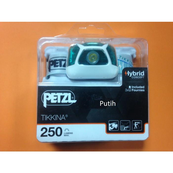 Lamp | Senter Kepala / Headlamp Petzl Tikkina 250 Lumens