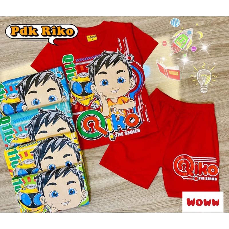 SETELAN ANAK LAKI-LAKI RIKO THE SERIES/BAJU ANAK KARAKTER 1-10THN