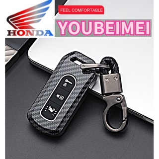 1pc Case Kunci Bahan Silikon Carbon Fiber Untuk Honda PCX 125 150 SH125 150 Super Cub 125 Honda