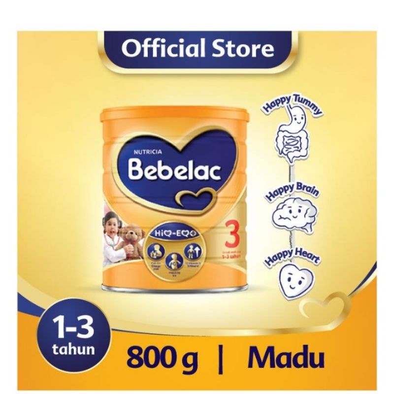 Bebelac 3 Susu Pertumbuhan 800 gram kaleng