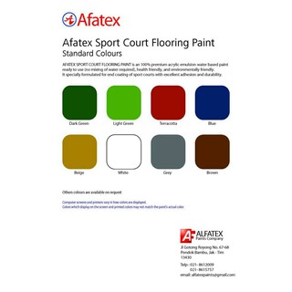  Cat  Lantai  Lapangan Olahraga Sport Court Flooring Paint 