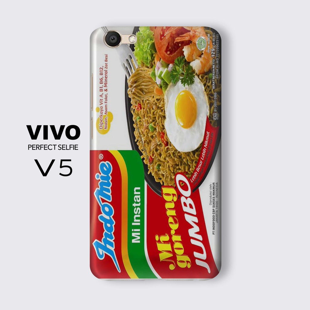 Casing Hard Case VIVO V5 Custom Case Indomie Mi Goreng Jumbo | Shopee