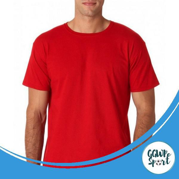 KAOS POLOS LENGAN PENDEK PRIA COWOK LAKI LAKI MERAH CABE KATUN COMBED 30S GARANSI KUALITAS TERBAIK