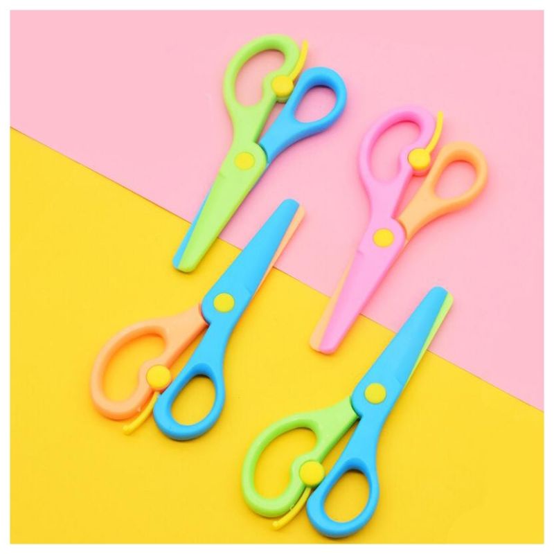 Rounded Scissors Gunting Anak Plastik Safety Scissors Ujung Rounded Gunting Aman Untuk Anak