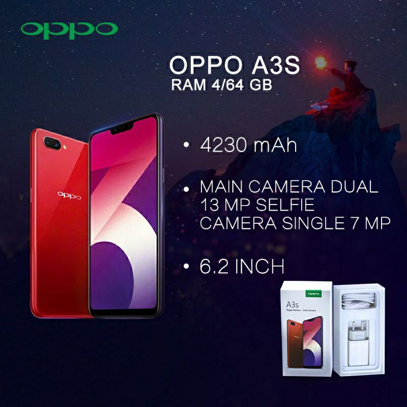 OPPO A3s Ram 4/64GB