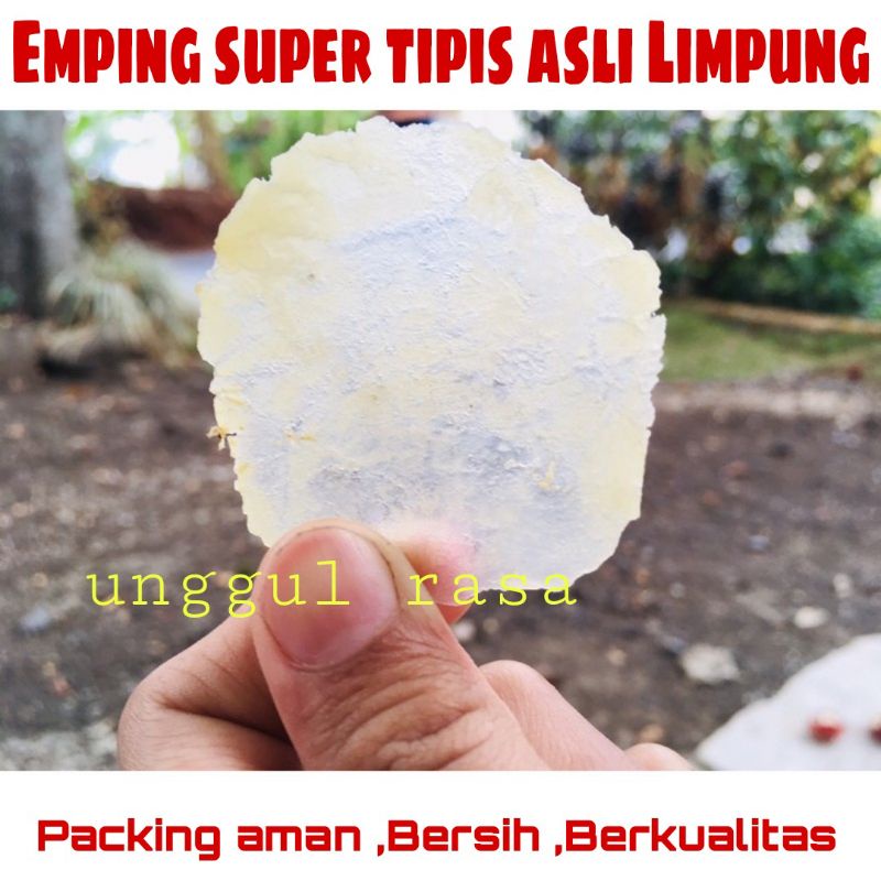 

EMPING MELINJO MENTAH FULL KERING TIPIS ASLI LIMPUNG 1/2 KG