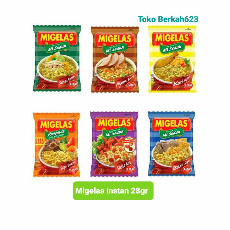 MIGELAS Instan 28gr Mie Instran