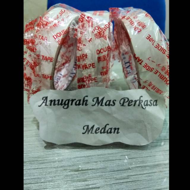 

Double tape putih 1 Inch Great