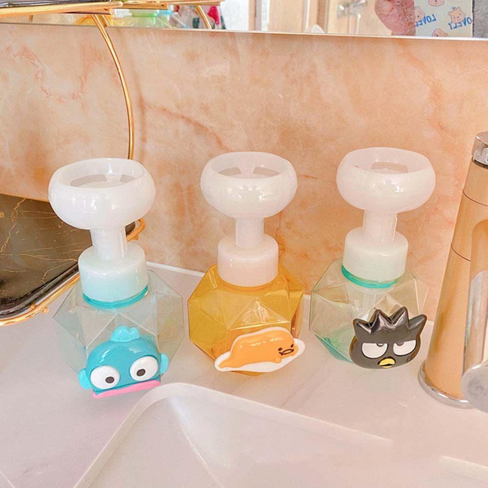 【 ELEGANT 】 Botol Isi Ulang Bentuk Bunga 300ml Cairan Plastik Distributor Mousse Bubble Shampoo Shower Gel Dispenser Sabun Cair