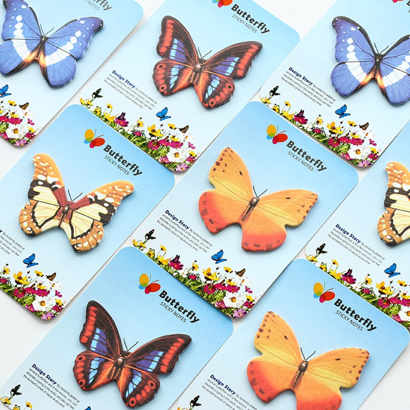 

Butterfly Species Sticky Notes Post-its (Catatan Tempel)