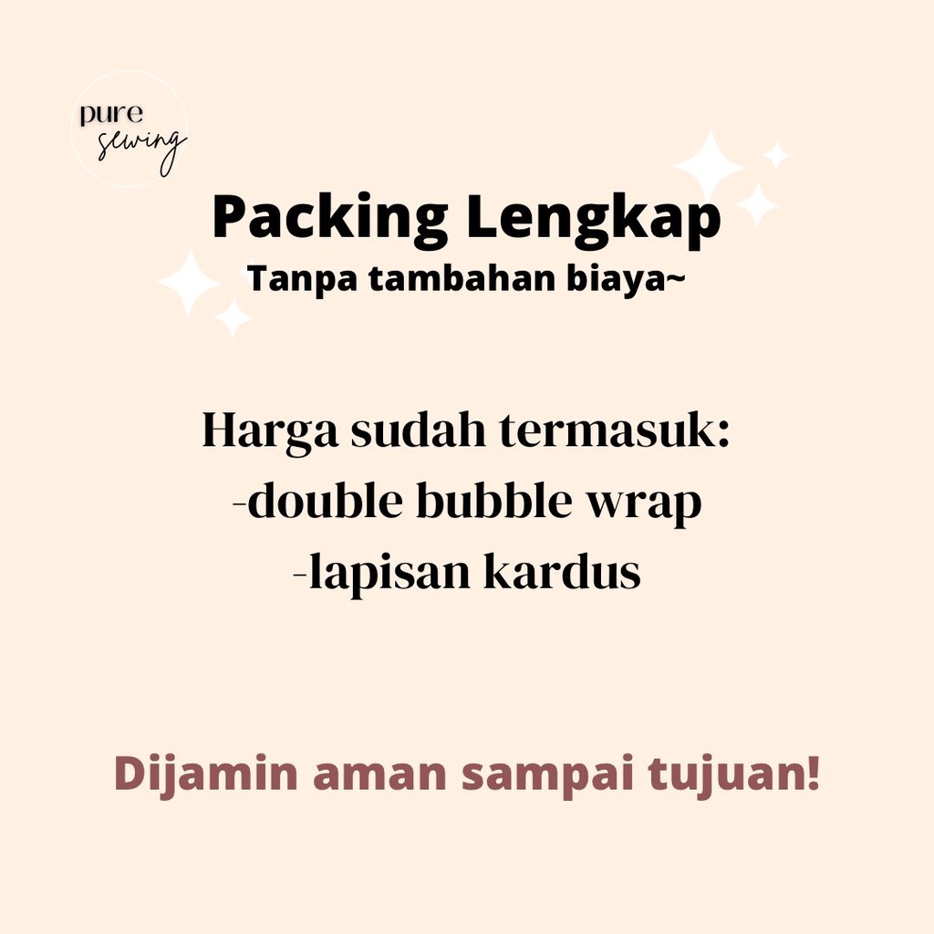 Penggaris Jahit Set Lurus 60 cm NEW HOME | Penggaris Jahit Pola Lurus (DOUBLE BUBBLE WRAP + KARDUS)