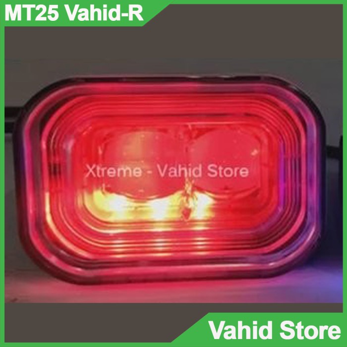 MT25 Vahid | Lampu Tembak MT 25 | lampu Sorot | LED Cree Foglamp - Merah
