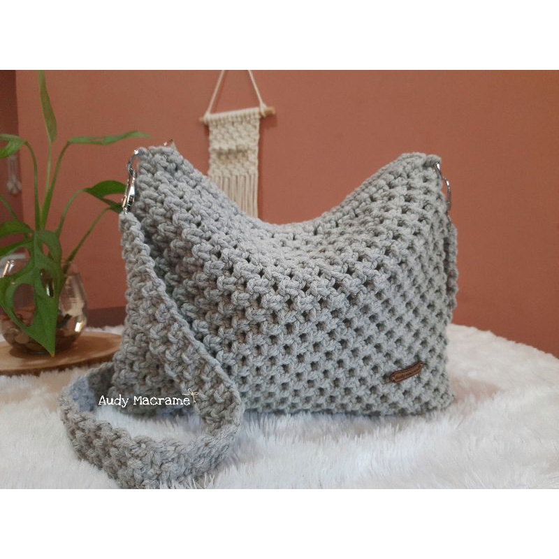 Macrame bag/macrame sling bag/tas macrame/tas selempang