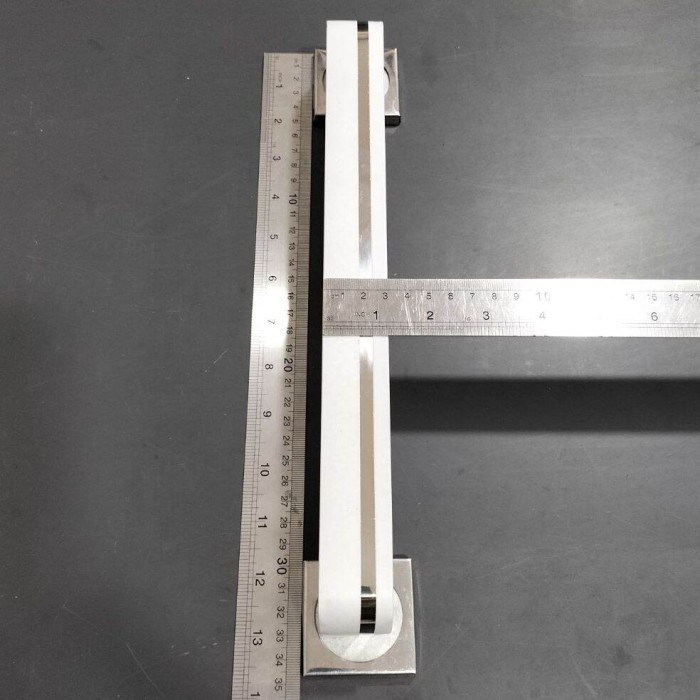 PEGANGAN PINTU RUMAH 33CM 2122 33.07 JMJ PUTIH 2PASANG+BODY PELOR (G7100@2,D42)