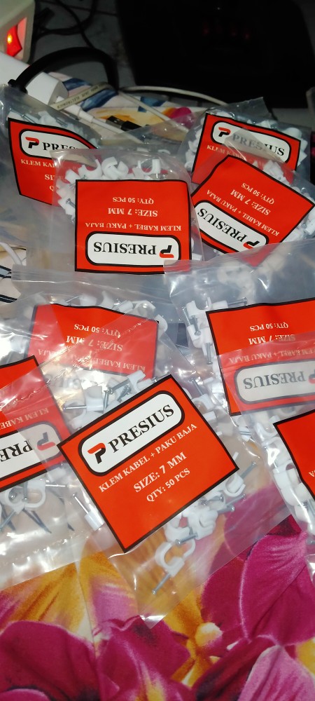 Klem Kabel Ukuran 7mm, 8mm, 9mm, 10mm.