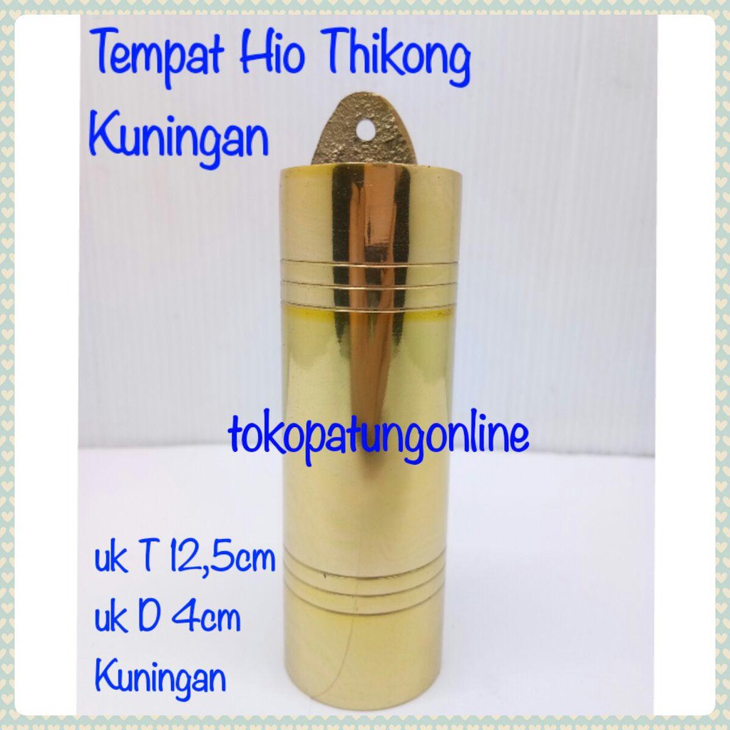 Hiolo Tempat Hio / Pintu Hiolo / Pintu Thikong Kuningan Gantung Polos