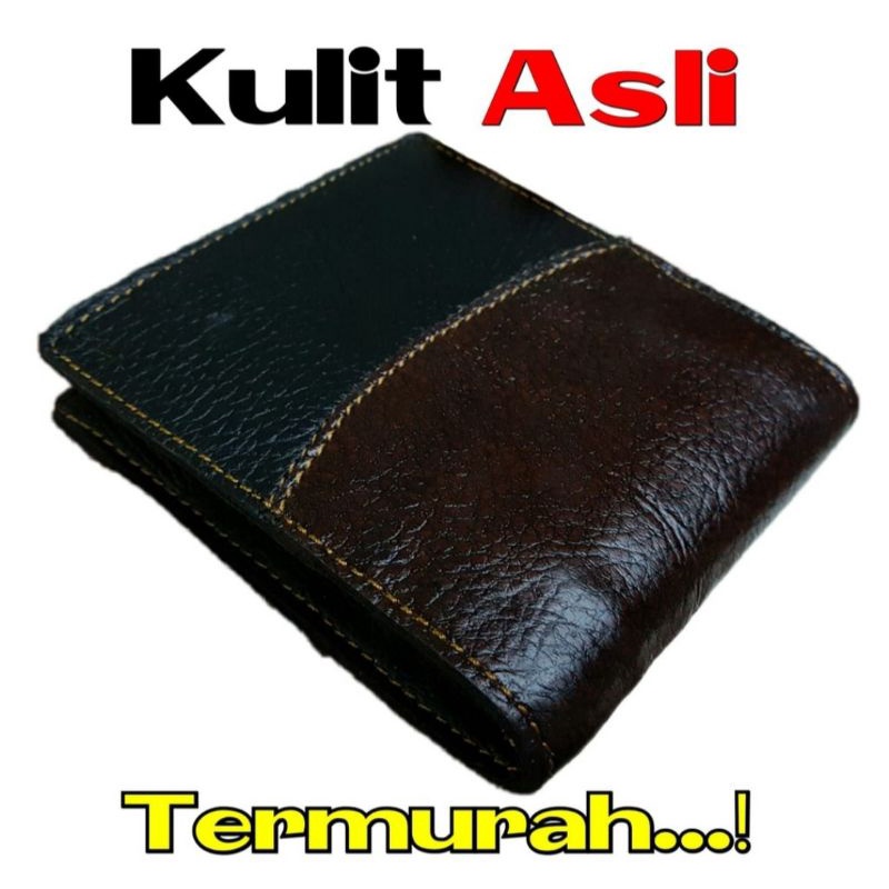 Dompet kulit pria lipat alive shopie Martin kulit asli
