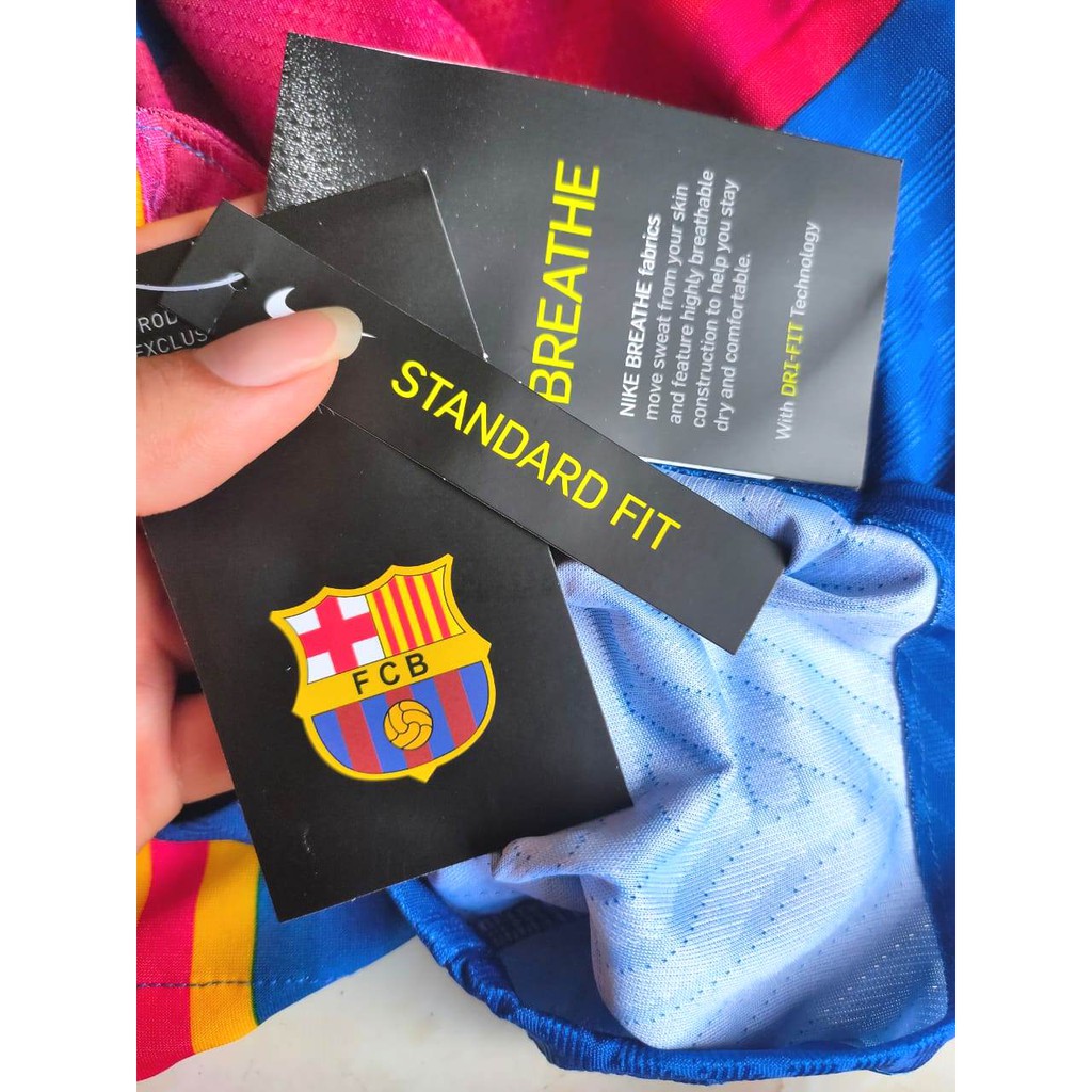 PLAYER ISSUE - JERSEY BOLA VAPORKNIT BARCELONAA 4TH FOURTH 2020-2021 AEROSWIFT HQ IMPORT