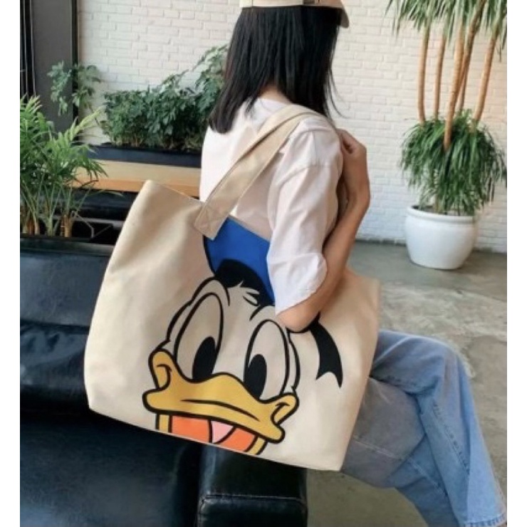 TAS TOTEBAG DISNEY / Tas Totebag Donald Duck /  Totebag Mickey Minnie / Totebag Donald Duck