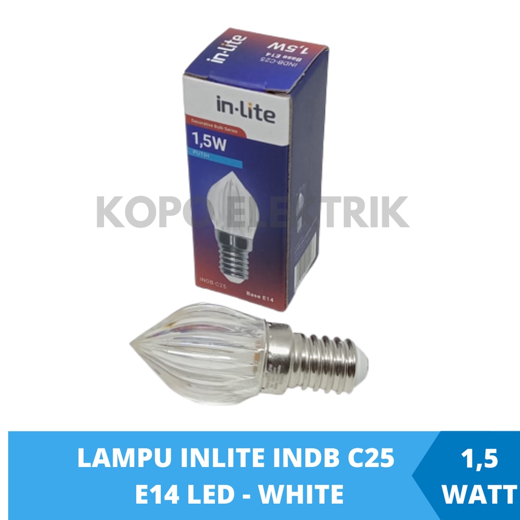 Inlite Lampu LED INDB-C25 1,5 Watt E14