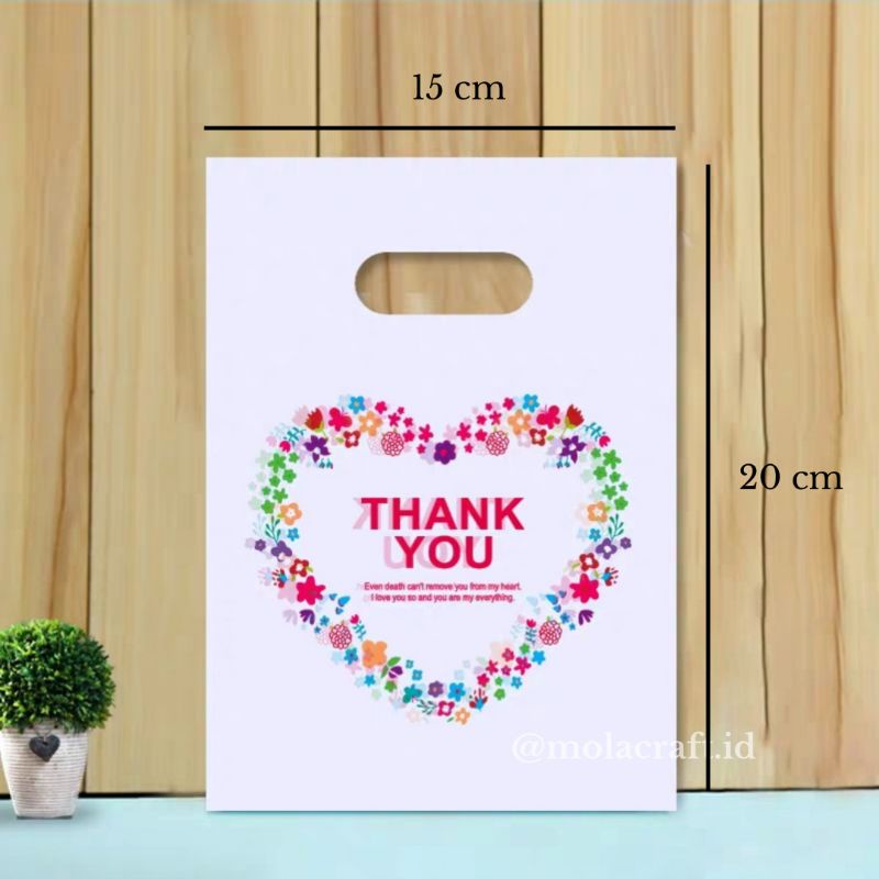 

[ 5 PCS ] Plastik olshop motif ukuran 15 x 20 cm/ plastik souvenir/ kantong kemasan olshop