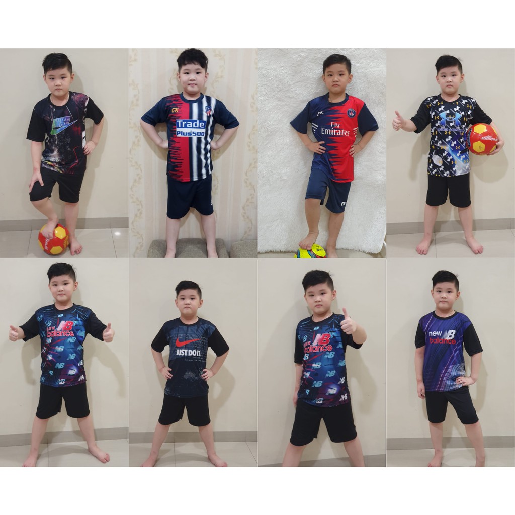 Kaos bola anak/futsal/Training/Jersey Print/kaos Voli/kaos bulutangkis