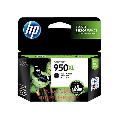 Tinta HP 950 XL Black = HP Officejet Pro 8100, 8600 plus, 8600