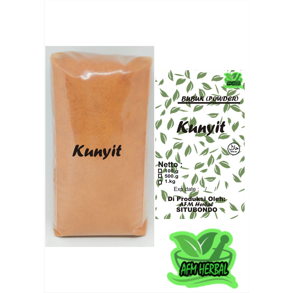 

BUBUK KUNYIT 1 KG KUALITAS SUPER Herbal-Rempah-Tradisional