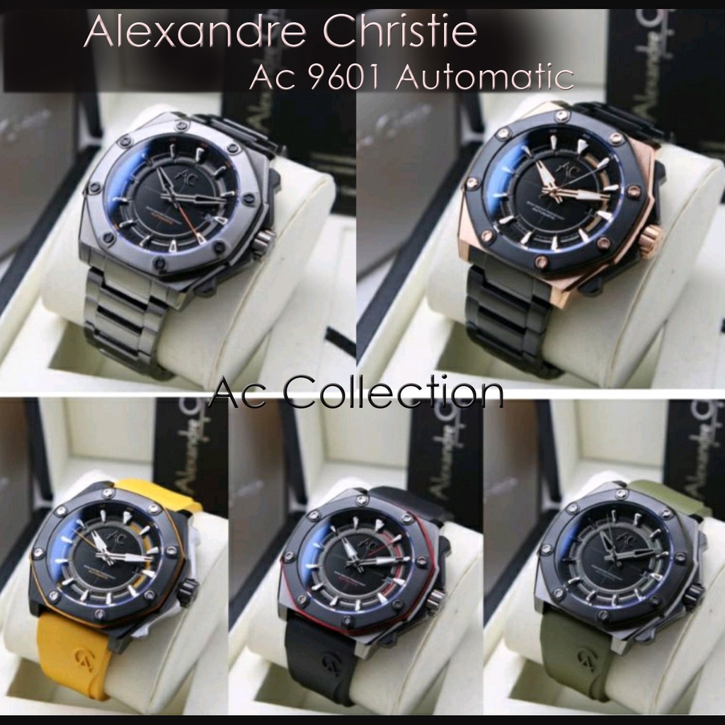 Alexandre Christie Ac 9601 / AC 3044/ AC 3045  Automatic Jam Tangan Pria Original Garansi Resmi 1 Tahun