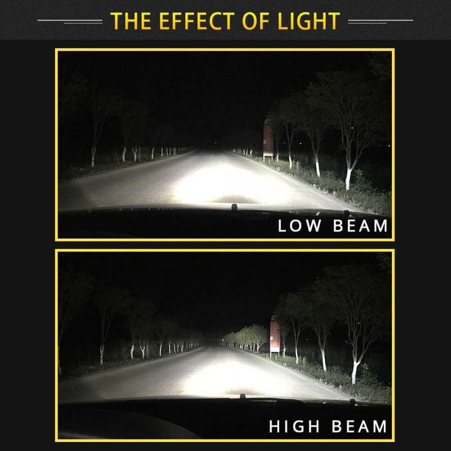 Lampu Mobil Headlight LED H1 COB 2 PCS - C6 - White
