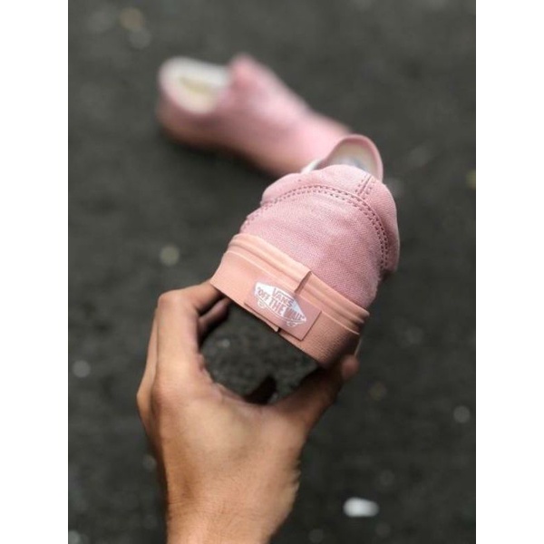 Sepatu Vans Old Skool Women Peach Pink BNIB