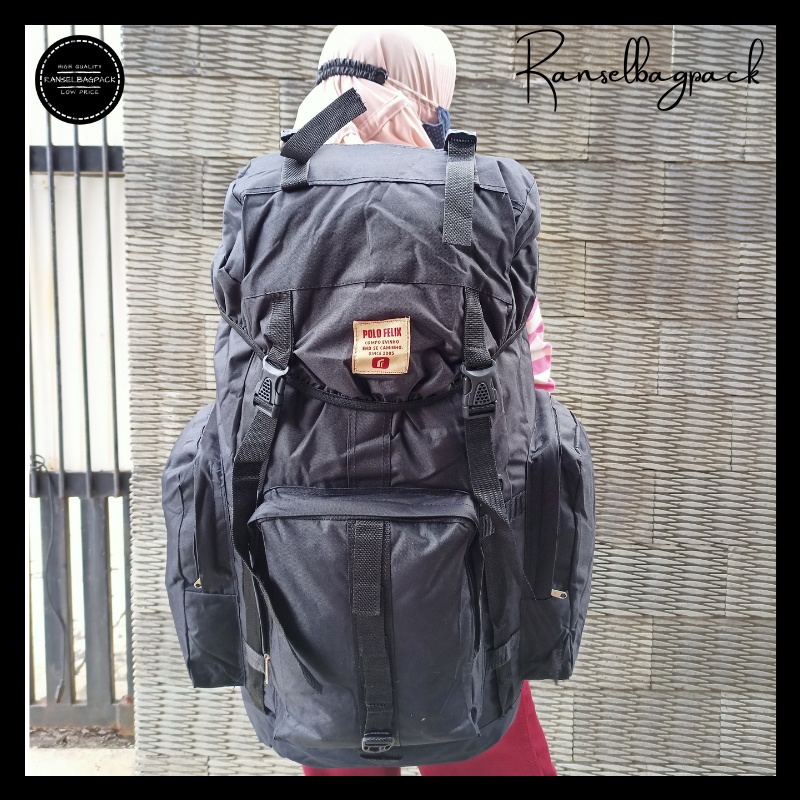 Tas Ransel Backpack Travel Punggung Carrier Hiking Gunung Kapasitas Besar Pria Wanita