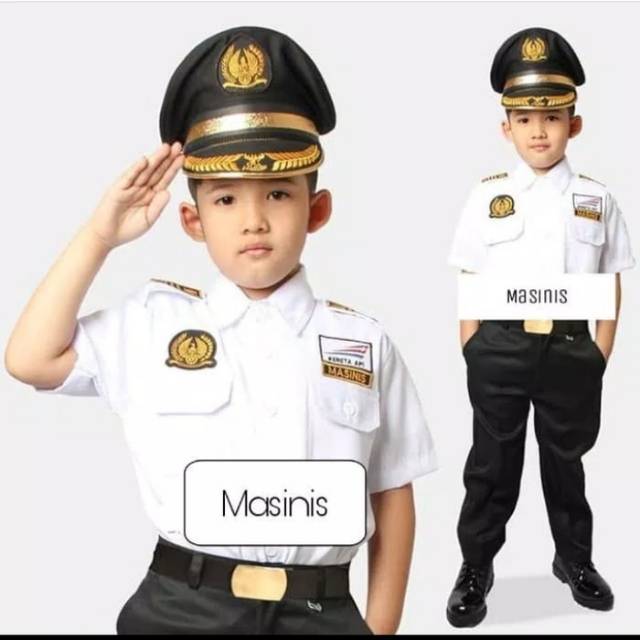 Dijual pet/topi profesi masinis anak2