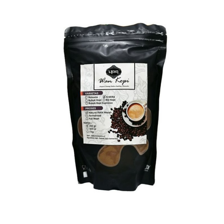 WAN KOPI - KOPI ARABICA GUNUNG SINDORO 250gr WONOSOBO