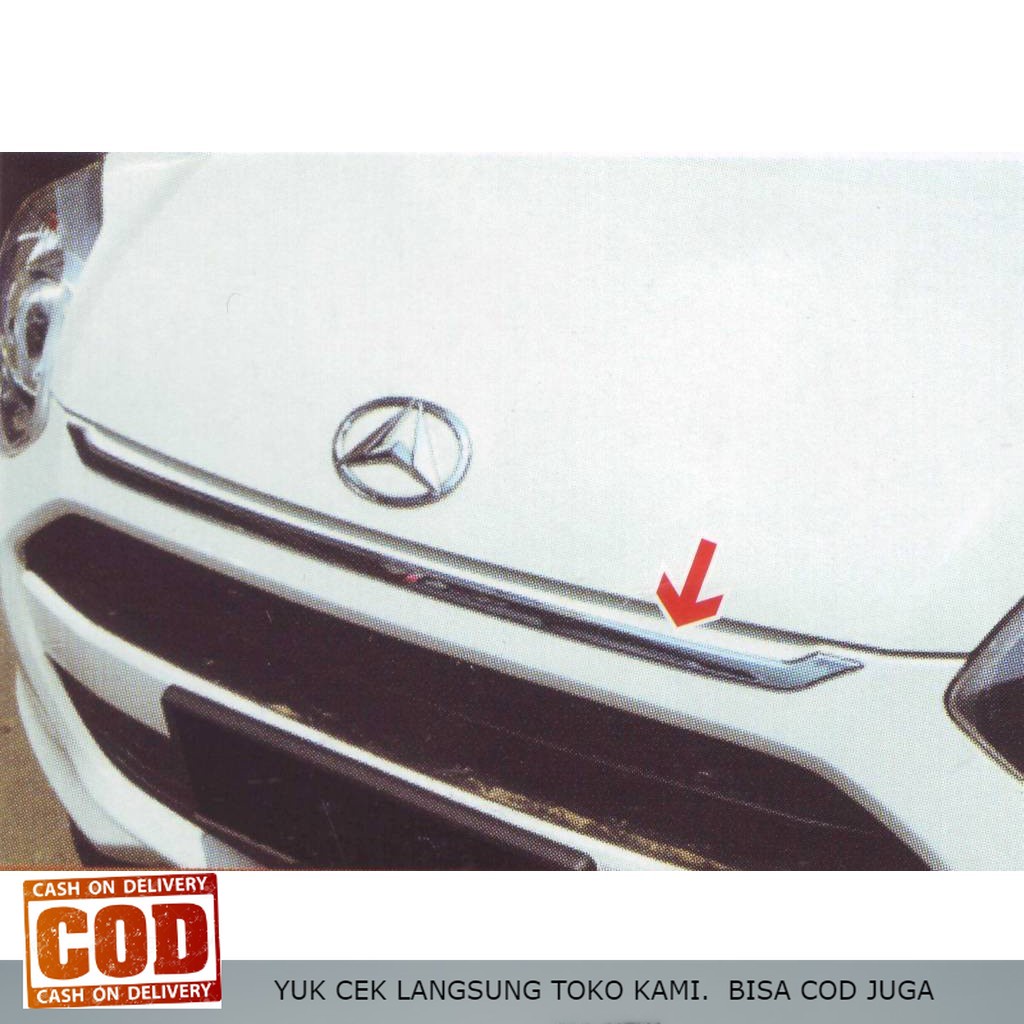 List Grill Atas / List Depan  Mobil Daihatsu  Ayla  Chrome