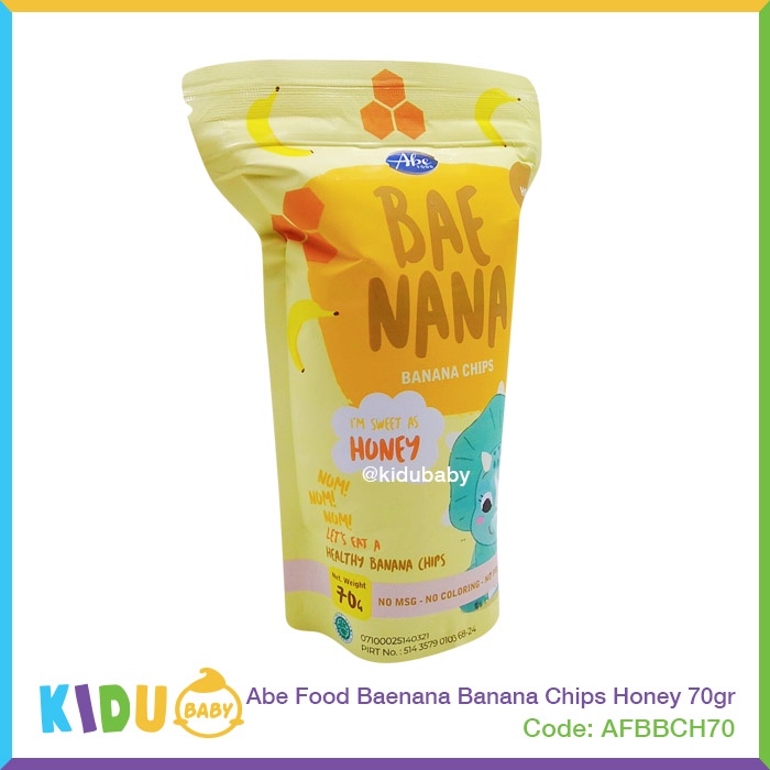 Abe Food Baenana Banana Chips 70gr Kidu Baby