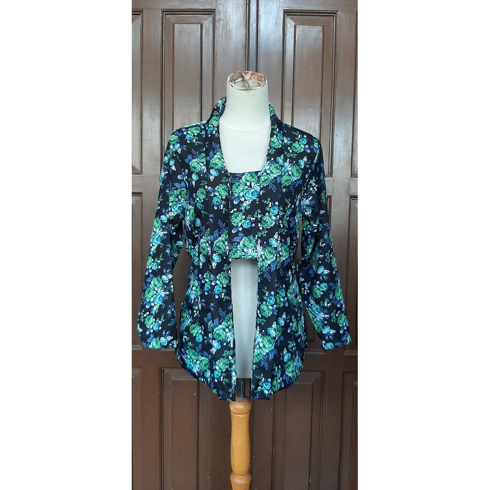 Kebaya Kutubaru Nenek Hijau Mint