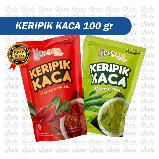 Jual Keripik Kaca Keripik Beling Pedas Sikaya 100gr Shopee Indonesia