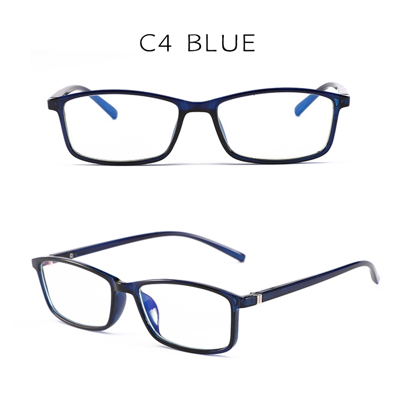 (YUZHU) Bayar di Tempat Minus 0°~400° Kacamata Myopia Optik Kacamata Anti Blue Eyeglasses