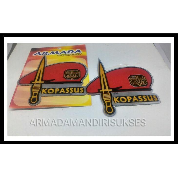 

STIKER KILAP PVC KOPASSUS | AKSESORIS KENDARAAN DAN CRAFT STATIONERY