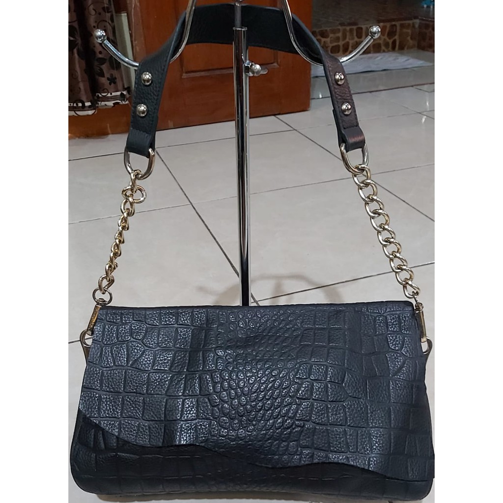 Tas Preloved wanita shoulder kulit asli KAIDI / tas second / tas bekas / tas wanita
