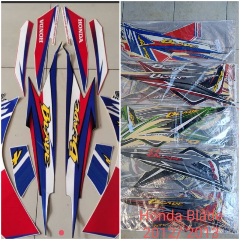 setriping Honda Blade 2012/2013