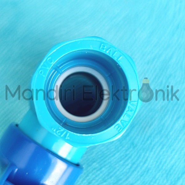 Stopkran Ball Valve PVC 1/2 inch Sanwell - Sock Stopkran Stop Kran Plastik PVC