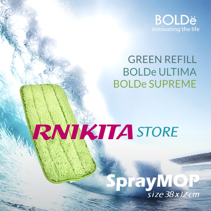 BOLDe KAIN PEL SPRAYMOP ULTIMA SUPREME - Refill Kain Pel Warna Green