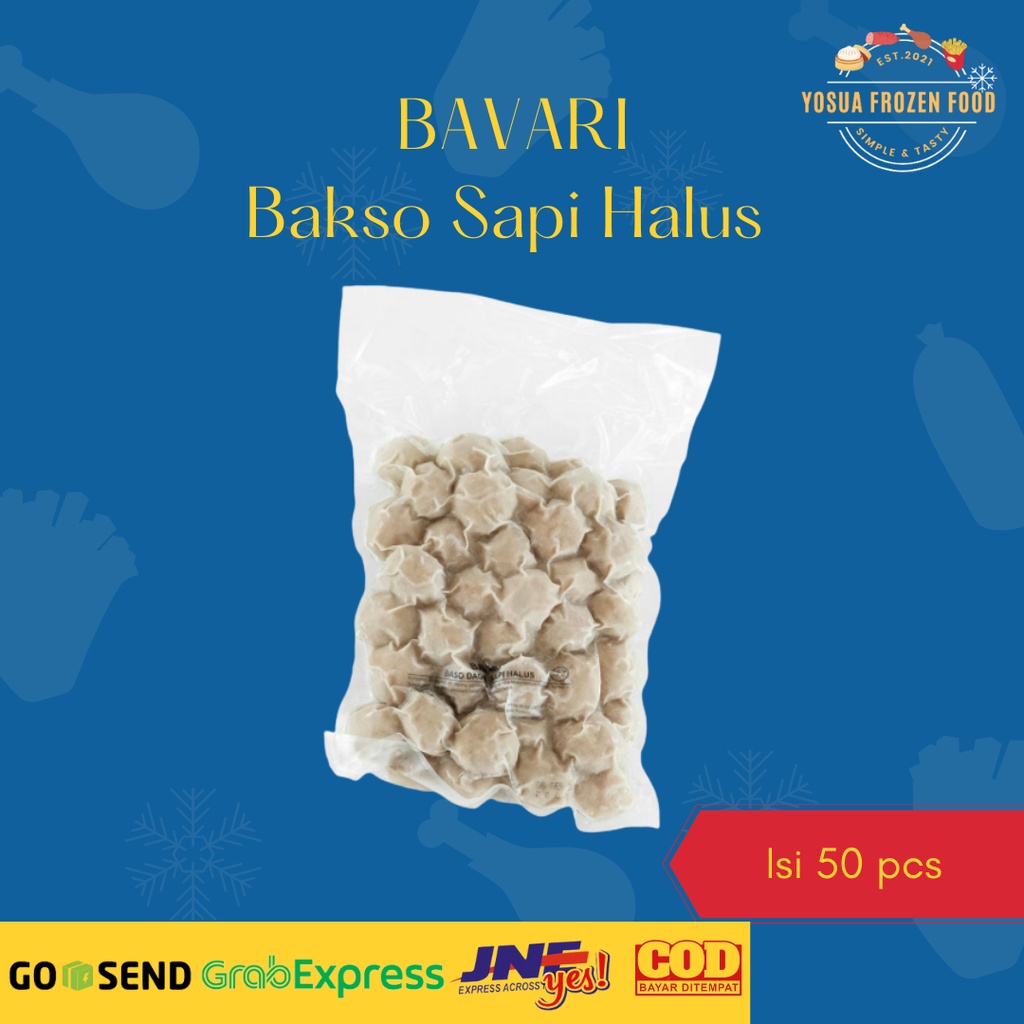 

BAVARI Bakso Sapi Halus Isi 50 pcs